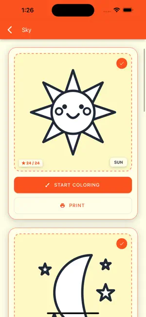 Tiny Artist: Print & Color screenshot 4
