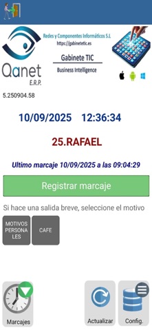 Qanet Cliente Horario Screenshot 1 of 2