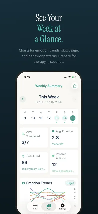 DBT Diary Card & Skill Tracker screenshot 5