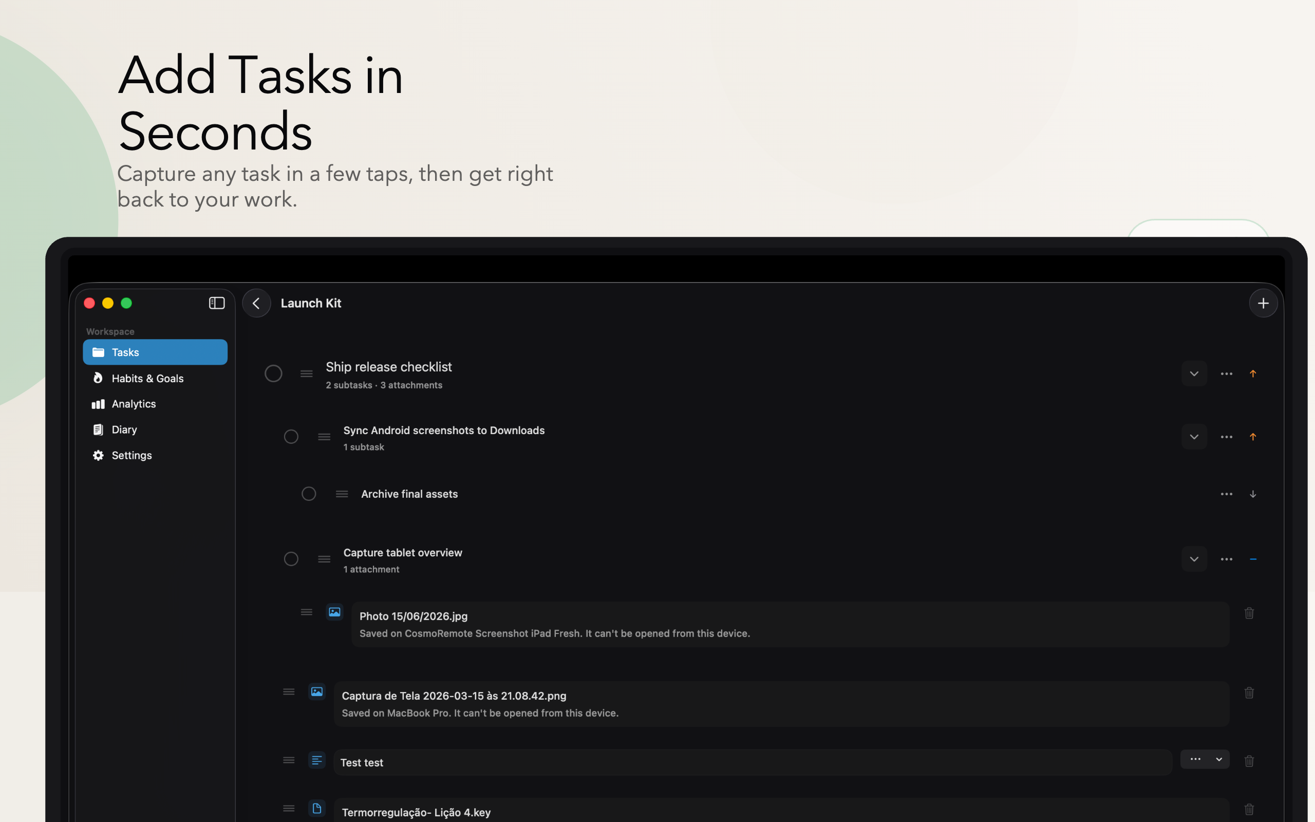 LifeManager - Productivity