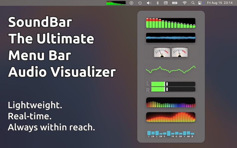 SoundBar: Audio Level Meter app screenshot