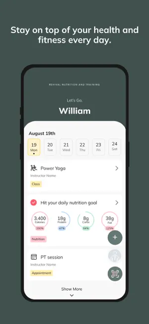 Revival Nutrition and Training screenshot 2
