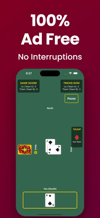 Just Euchre screenshot 2