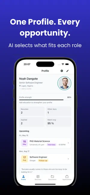 Applyd Hub: AI CV Builder screenshot 2