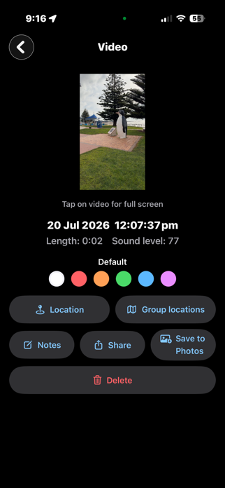 Video recorder with trigger Screenshot 2 of 5