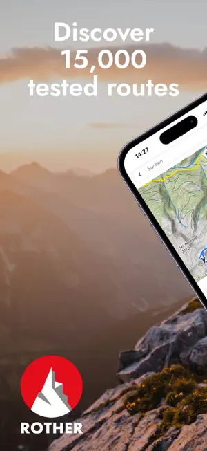 Rother: Hiking Tours & Maps screenshot 1