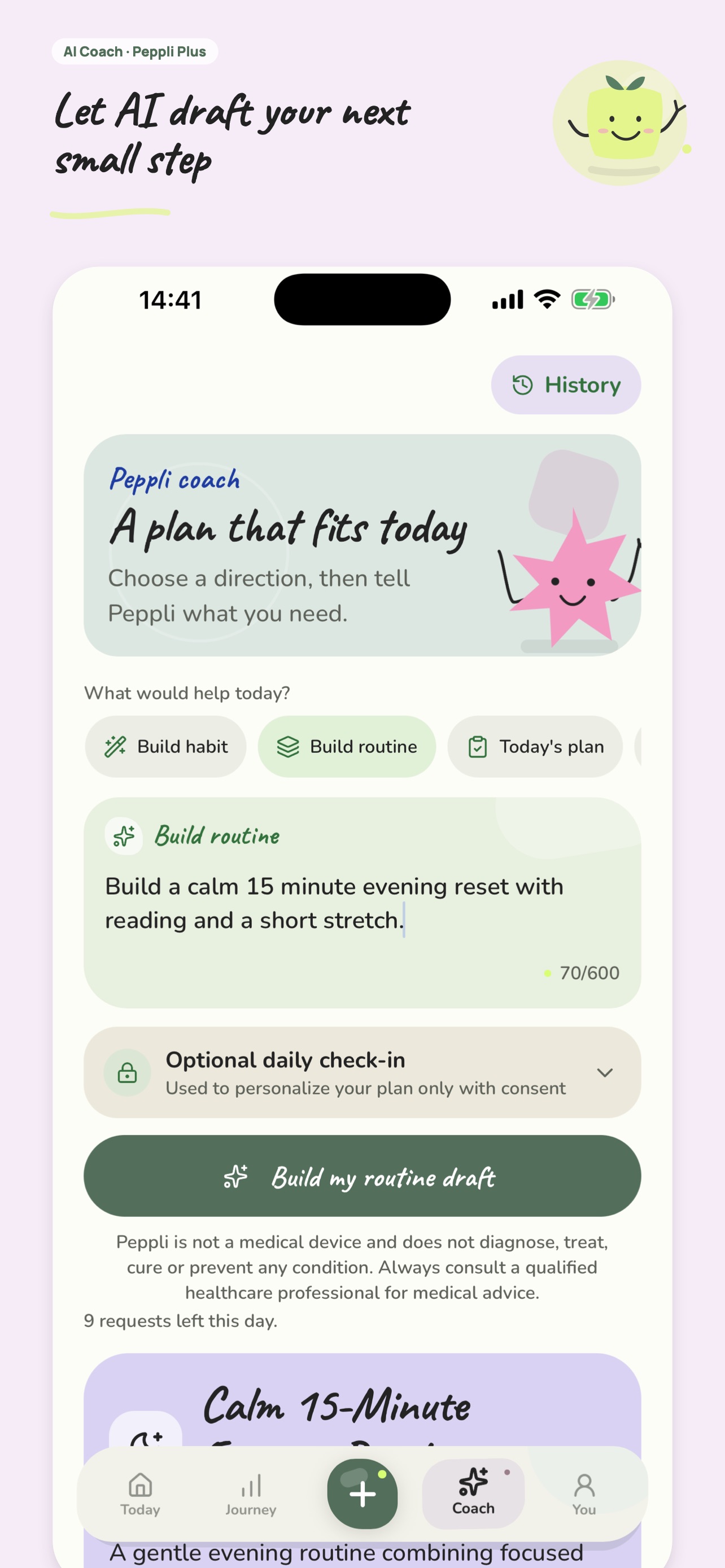 Screenshot 3 of Peppli: AI Habit Tracker