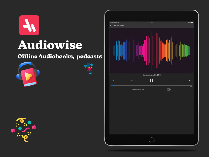 Audiowise mp3 podcast and books