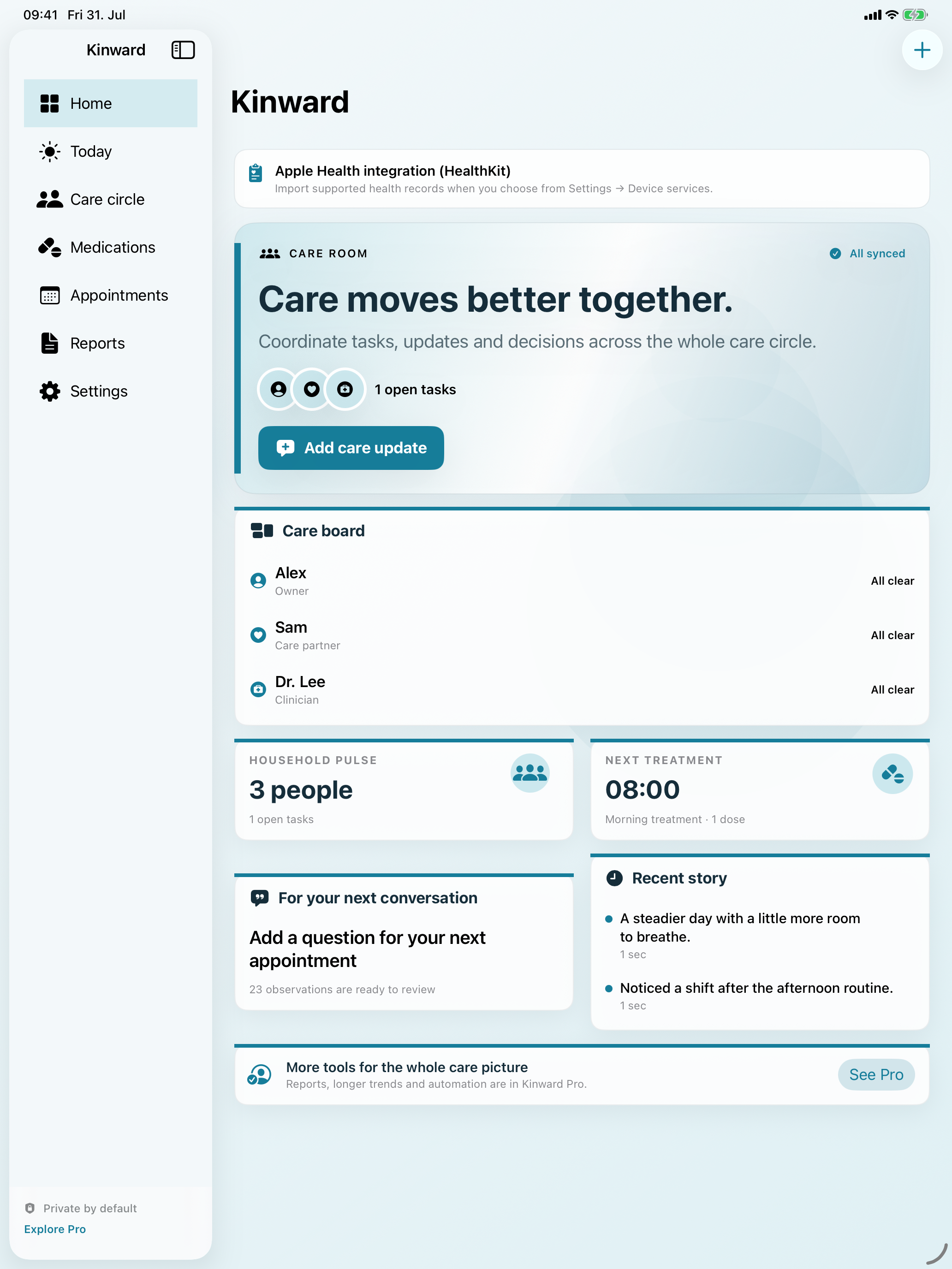 Kinward: Family Care screenshot 3