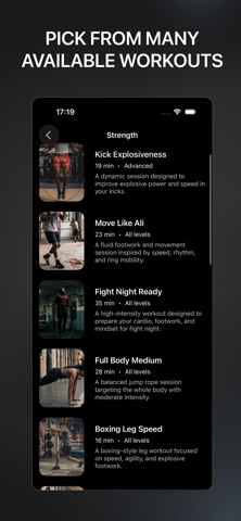 Jump Rope Training ShadowRope iPhone screenshot