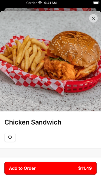 App screenshot