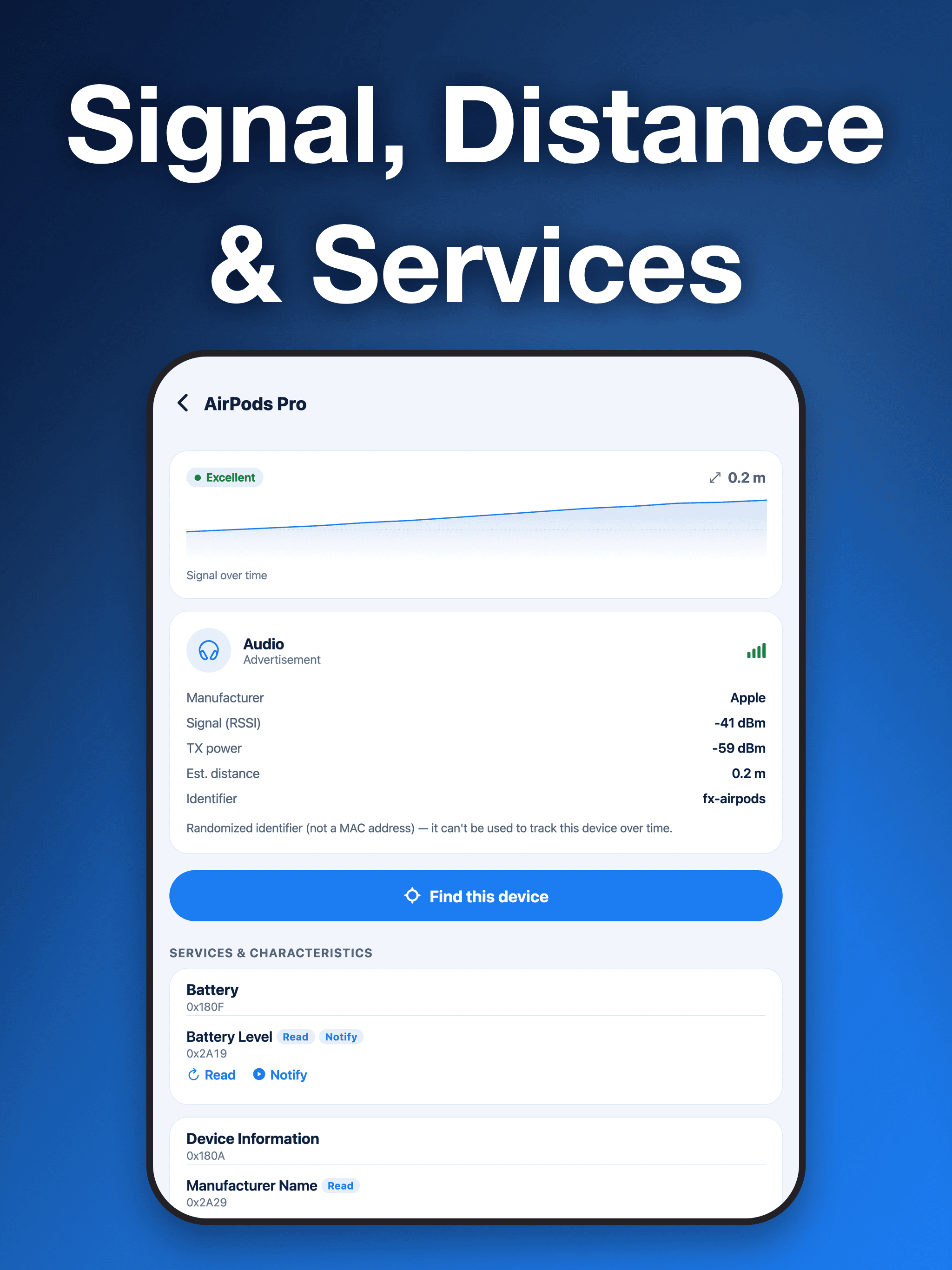 Bluetooth Scanner・Finder screenshot 7