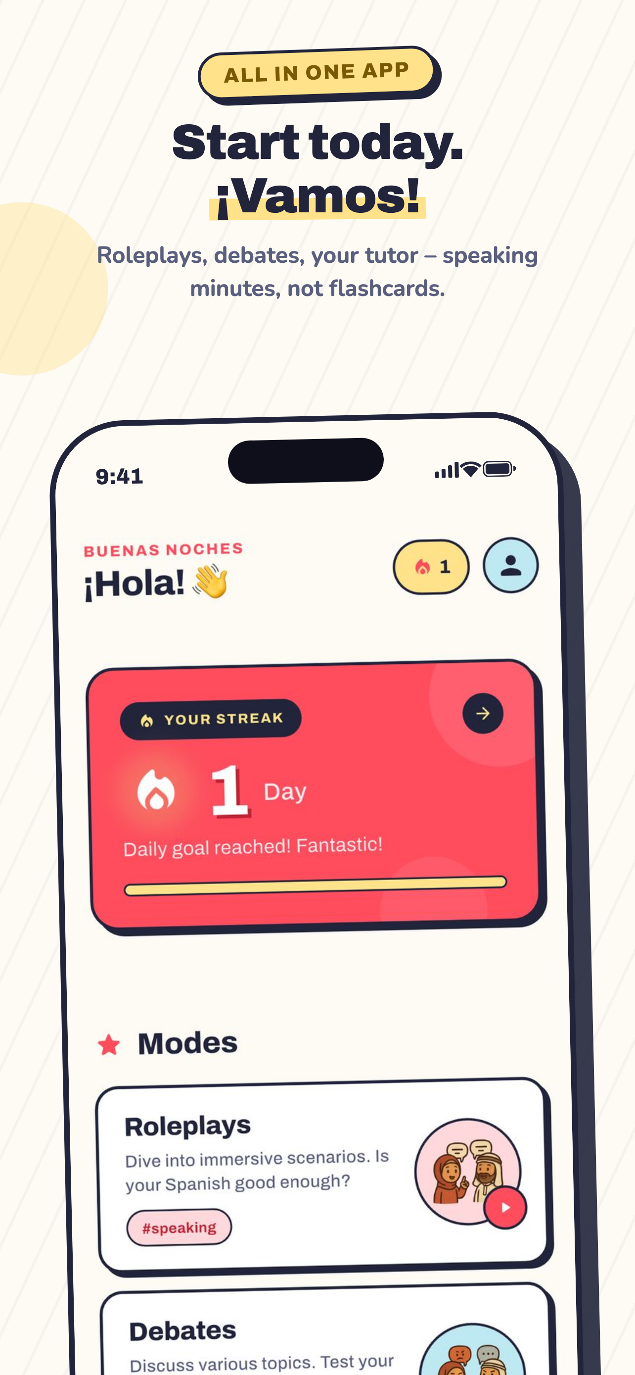 Vamos Speak - Learn Spanish AI screenshot 7