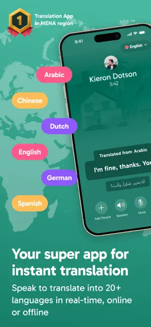 Letrify: Voice Translation screenshot 1