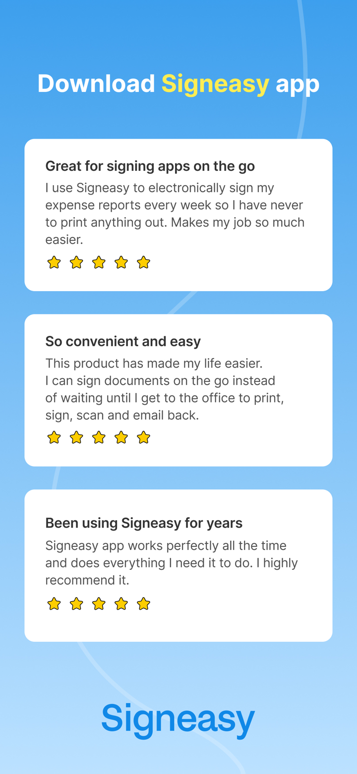 Digital e Signature: Signeasy screenshot 10