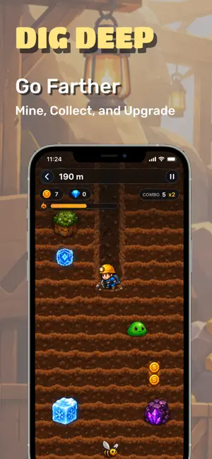 Tap Miner Rush: Dig Deep screenshot 1