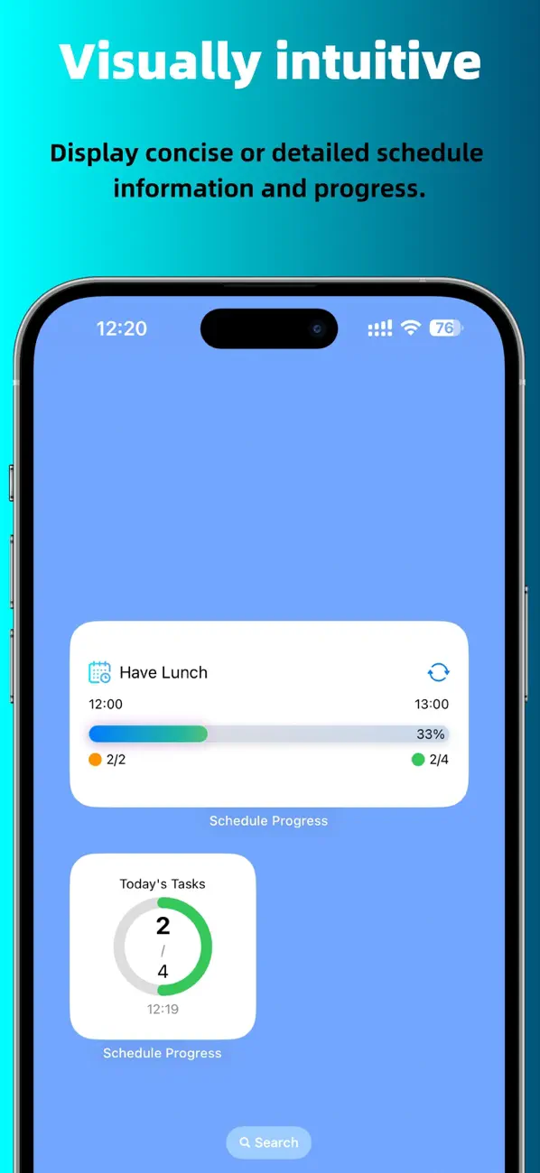 #1. Schedule Progress (iOS) Ved: 德权 晋
