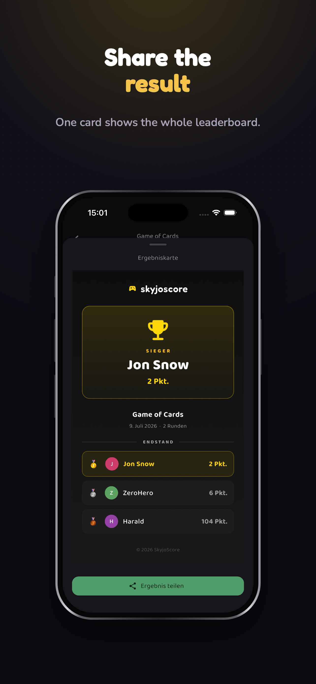 SkyjoScore screenshot 5