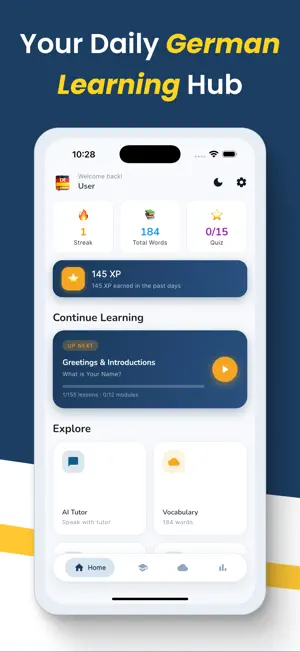 Learn German: Vocabulary & A1 screenshot 1