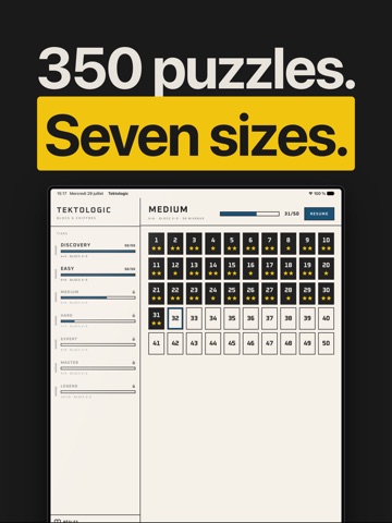 Tektologic - Logic Puzzle iPad screenshot