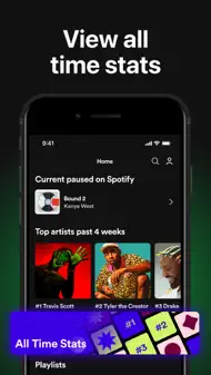 Must.fm for Spotify Stats iphone bilder 3