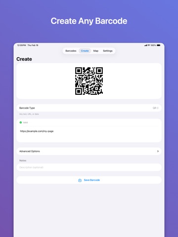 Barcode Stash iPad screenshot
