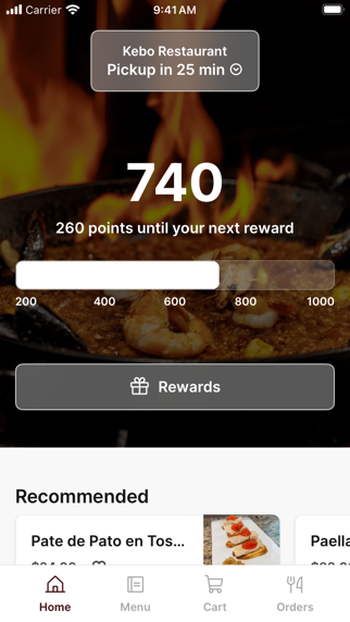 Kebo Restaurant app screenshot