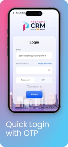 Property CRM - WEBTALES screenshot