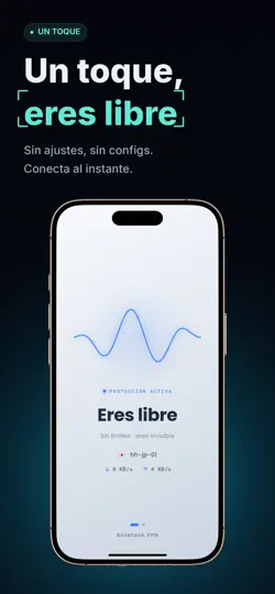 Captura de pantalla de Ratatosk VPN: Proxy Privado en iPhone 2