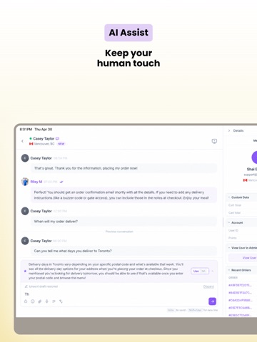 Helpr — Support Platform iPad screenshot
