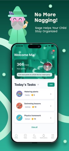 Sage - Focus & Habits iPhone screenshot