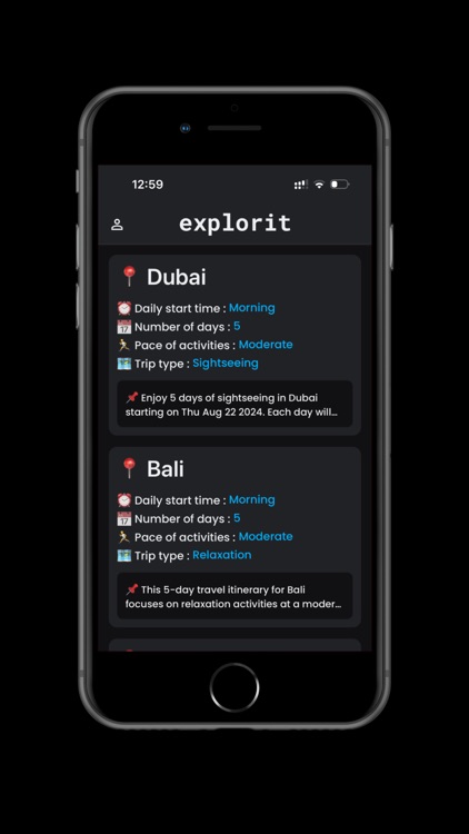 Explorit: Plan your travels