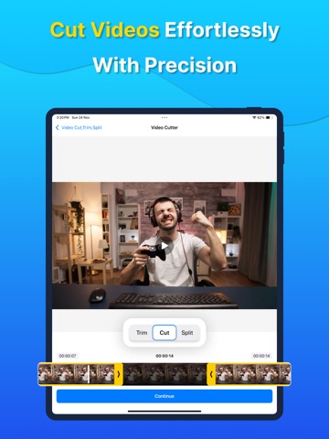 Video Cutter – Trim & Split iPad screenshot
