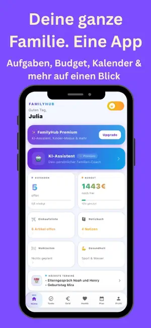 FamilyHubs - Familienplaner screenshot 1