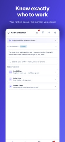 Follow Up Ace iPhone screenshot