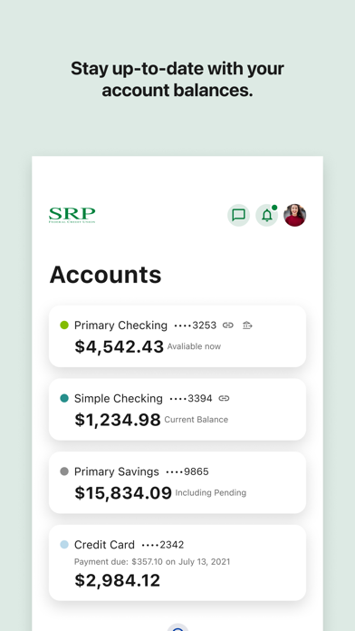 Screenshot #3 pour SRP  FCU Mobile