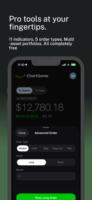 ChartGame - Trading Simulator Screenshot 4 of 5