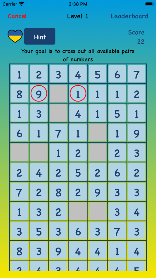 #3. 1to99: number puzzle (macOS) 由: Hanna Kotova