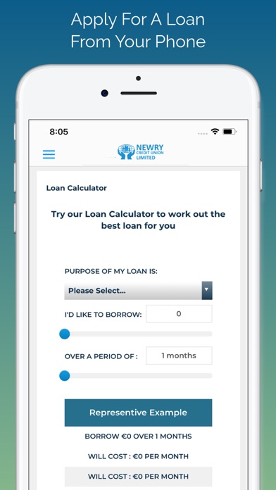 Newry Credit Union Screenshot