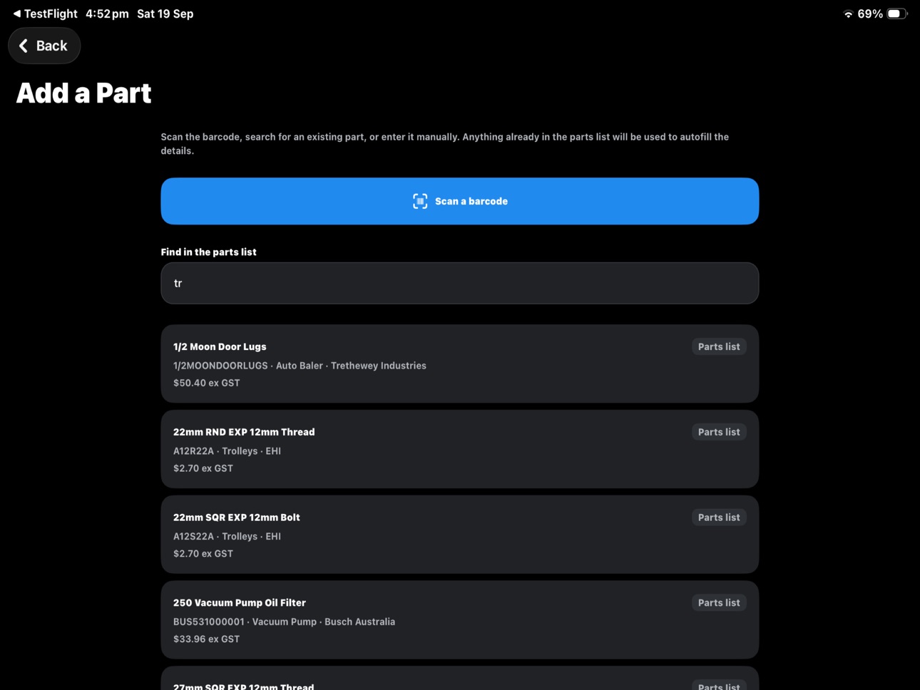 Screenshot 6 of PartsWorkspace: Virtual Office