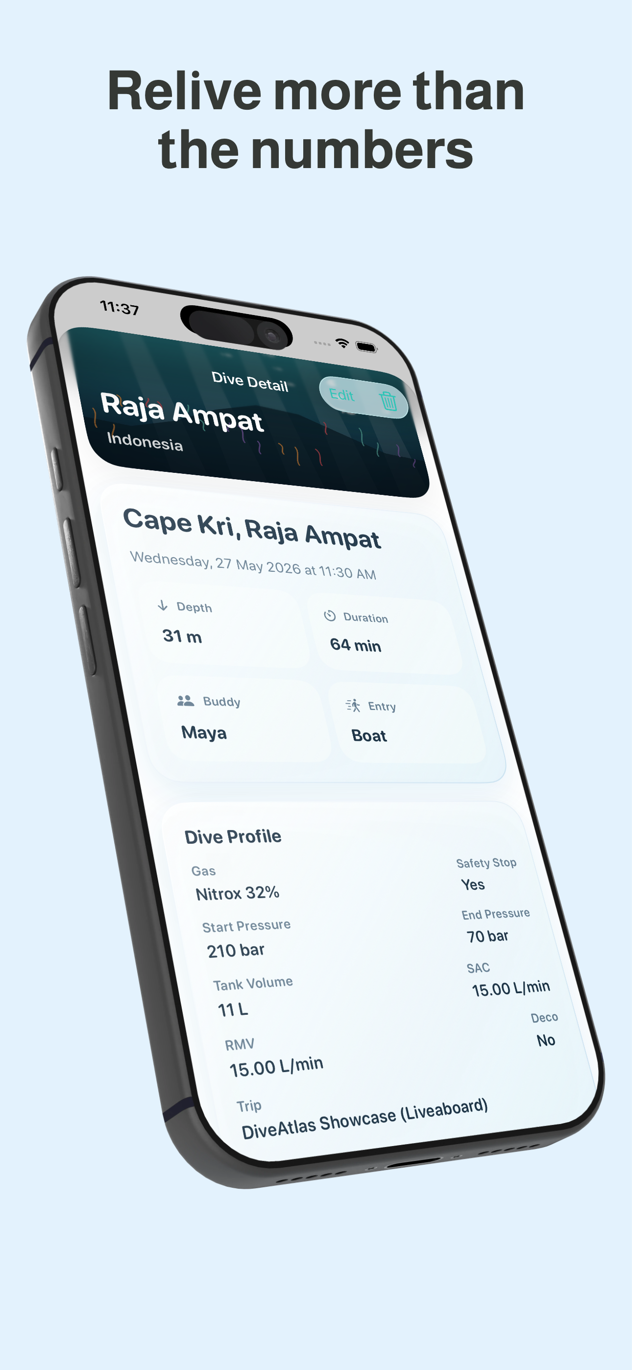 Dive Log – DiveAtlas screenshot 5