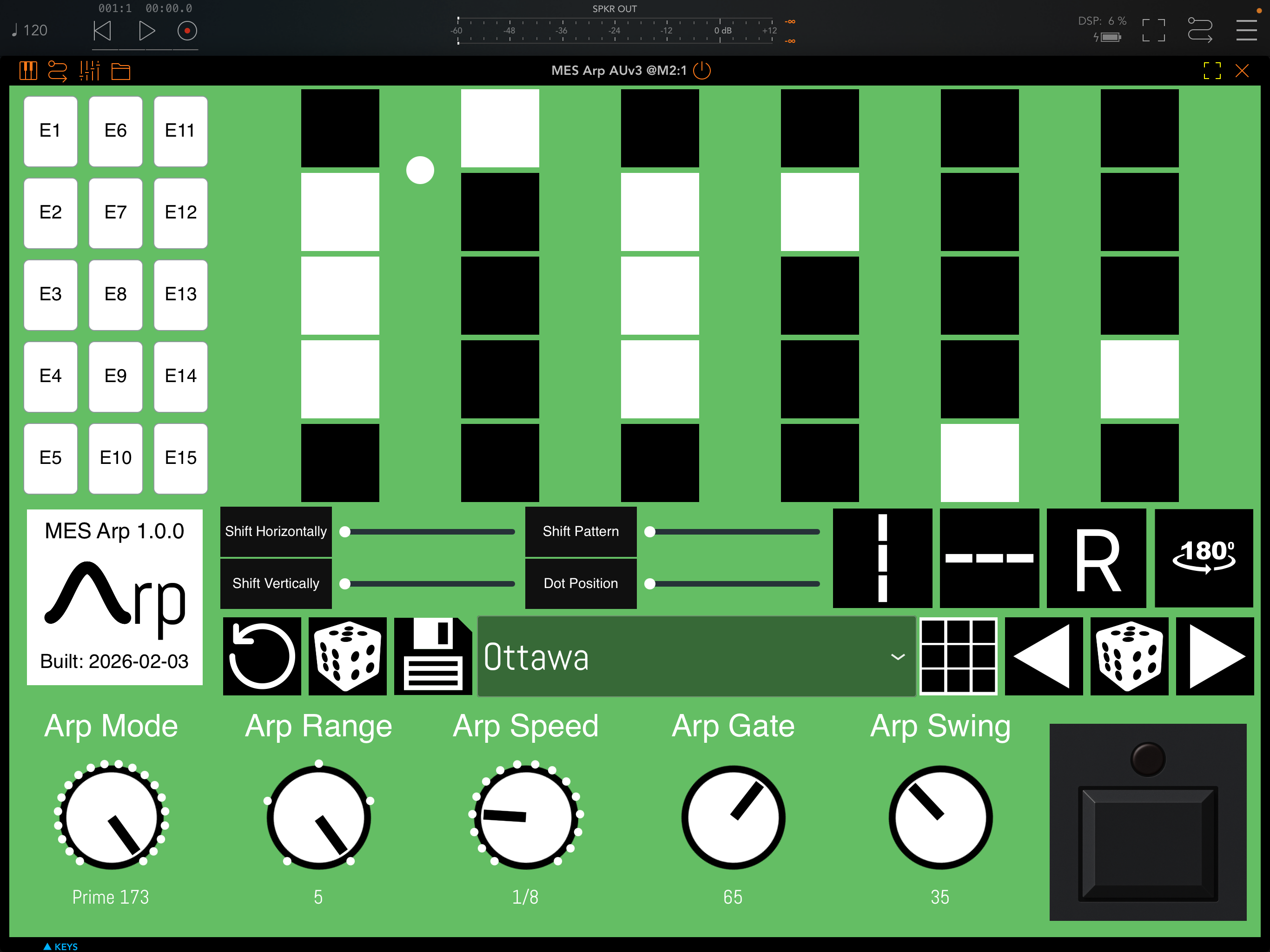 MES Arpeggiator