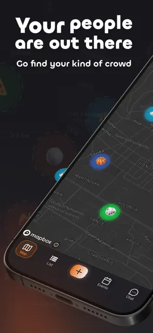 Verty: Live Event Map screenshot 1