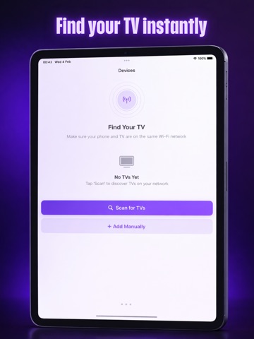 Remotely - Universal TV Remote iPad screenshot
