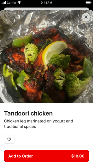 Everest Indian Cuisine iPhone screenshot 3 - Food & Drink app