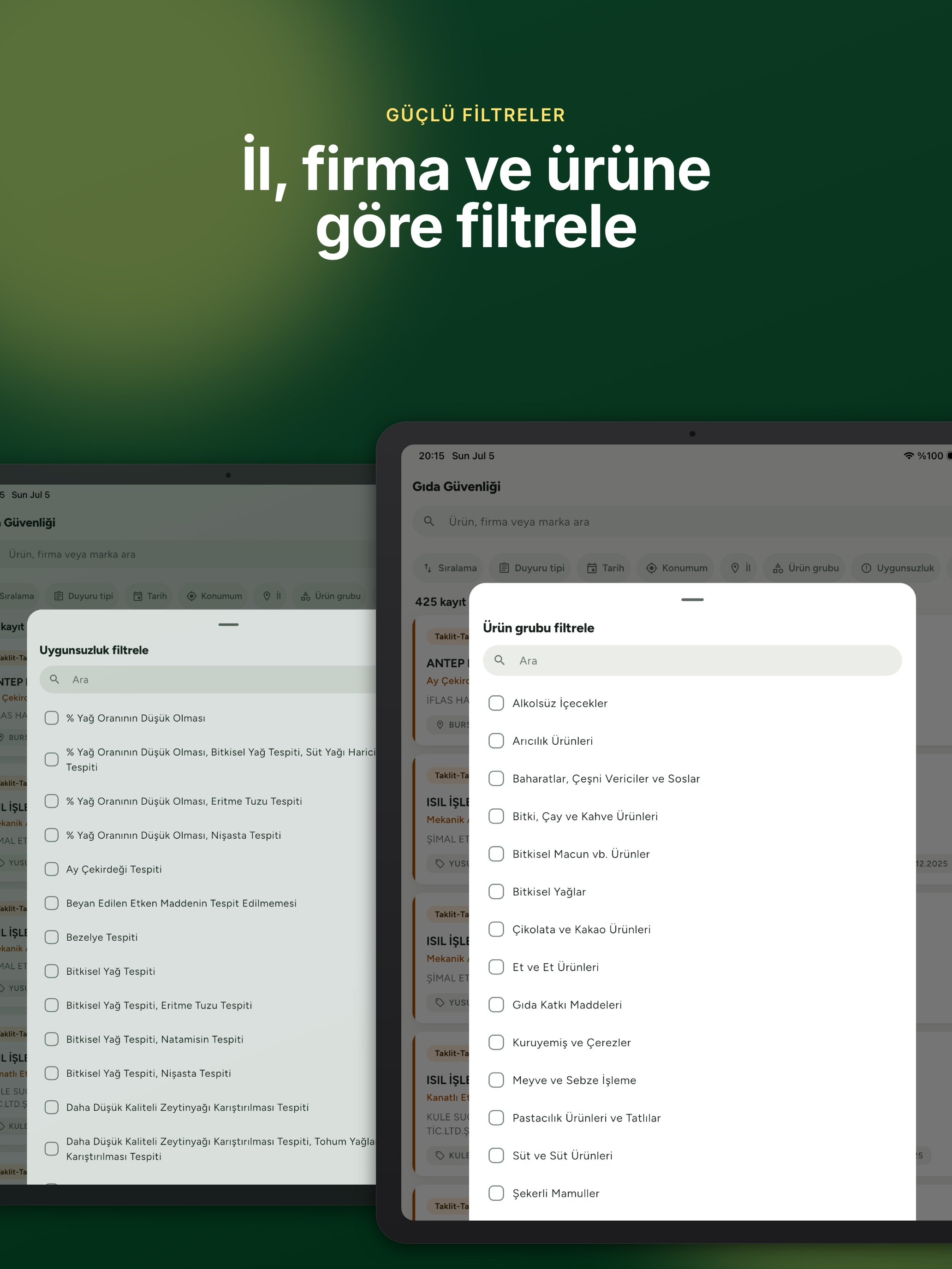 Gıda Güvenliği: İfşa Listesi screenshot 8