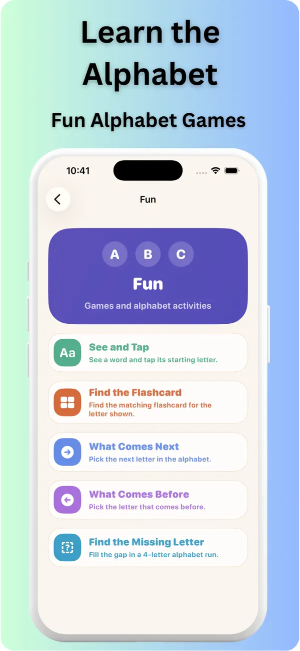 Screenshot #2 pour Alphabet Flashcards for Kids