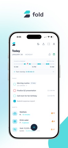 Fold - Today, Contained Screenshot 1 of 8