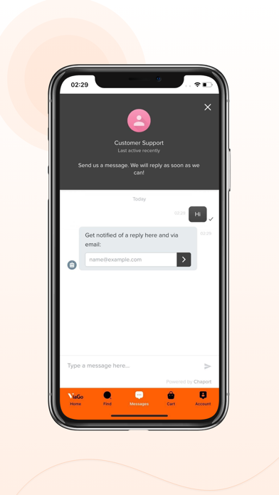 Viago Customer Screenshot