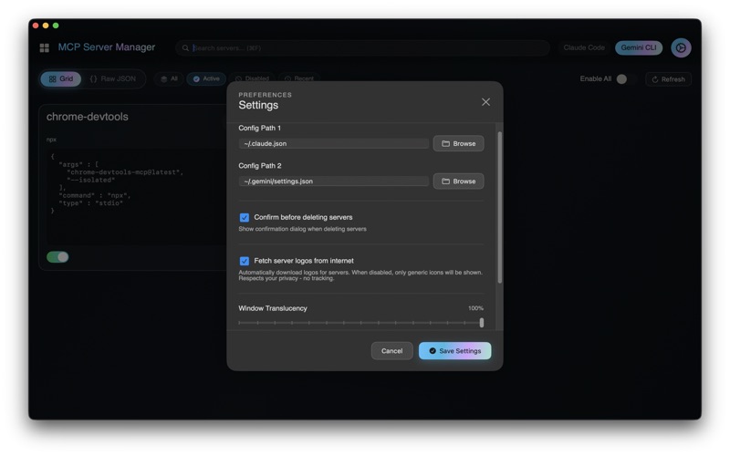 App screenshot